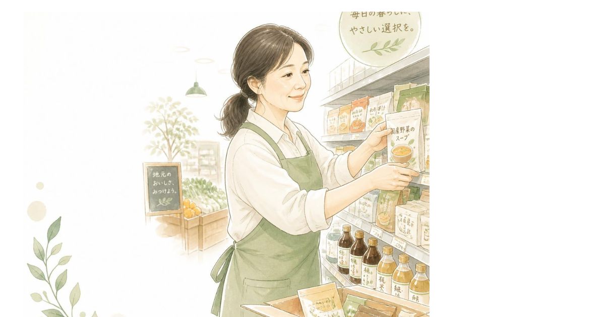 障害年金を受給しながら週2日パートで働く女性のイメージ